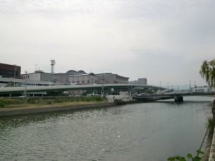浦上川線(柳川橋付近）