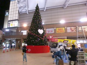 長崎駅前かもめ広場のツリー