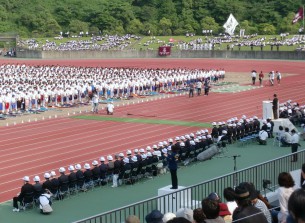 県高校総合体育大会開会式