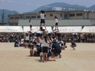福田小学校運動会（組体操2012）