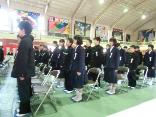 福田中学校平成25年度入学式（新入生）