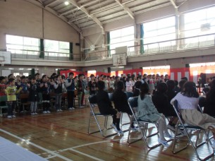 福田小学校平成25年度入学式3