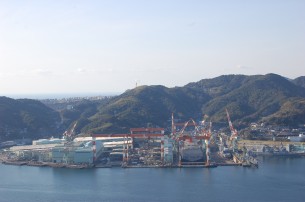 基幹製造業の三菱長崎造船所