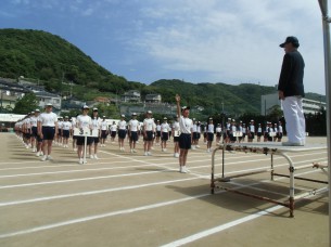 2014.5.18 福田中学校体育大会（選手宣誓）