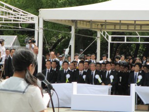 2014.8.9 長崎原爆犠牲者慰霊平和祈念式典（特別来賓席）