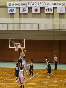 2014.10.20 成年男子バスケットボール②（三菱重工総合体育館）