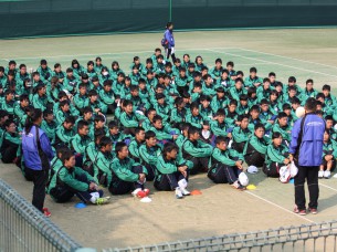 2014.10.16 テニス競技会運営を支えた高校生（かきどまり庭球場）