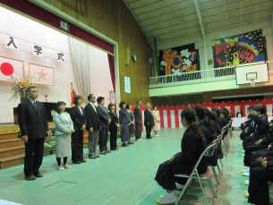 2016.4 福田中学校入学式 (2)